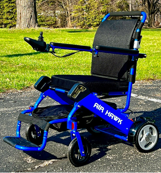 Discover Your Mobility Air Hawk Foldable Lightweight Electric Wheelchair (Rated #1)