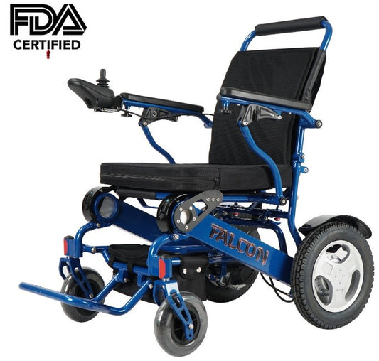 Discover Your Mobility Falcon Portable Wheelchair with Reclining Backrest